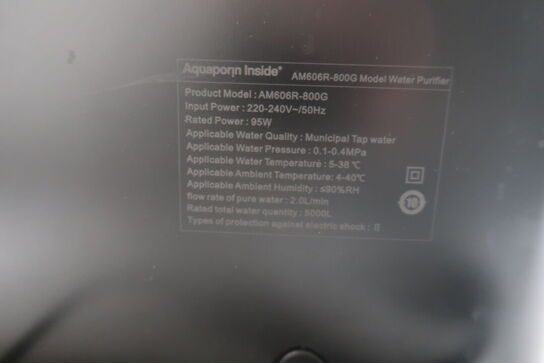 2 stk. vanddispensere AQUAPORIN