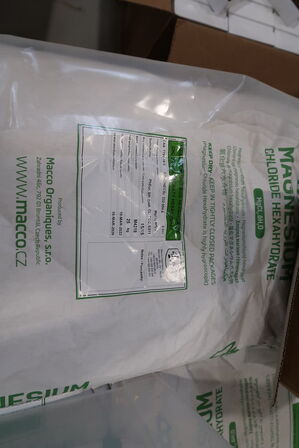 Palle med magnesium chloride hexahydrate, palle med salt SUPRASEL classic m.m.