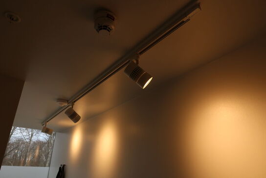 Skinne med 3 stk. spots LED-spots SUNFLUX 35W Track Light