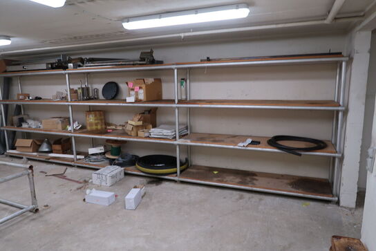 Div. lagerreoler med indhold