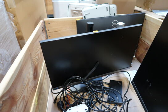 2 stk. computerskærme DELL, SAMSUNG med dockingstation