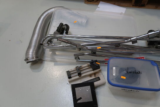 Stativ, friskluftmaske m.m.