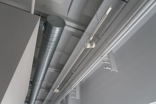 6 stk. skinner med 11 stk. spots LED-spots SUNFLUX 35W Track Light