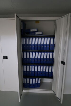 3 stk. stålskabe BISLEY uden indhold