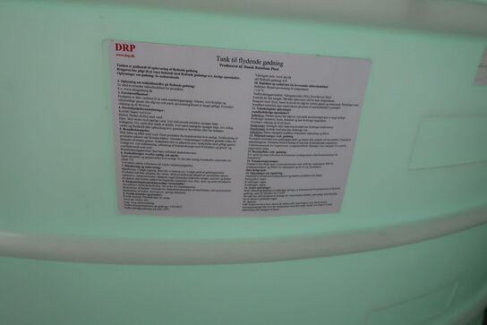 15000L tank til flydende gødning DANSK ROTATIONS PLAST med trykføler VEGABAR 14