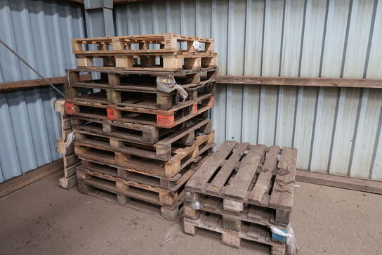 4 stk. pallebure samt EURO-Paller