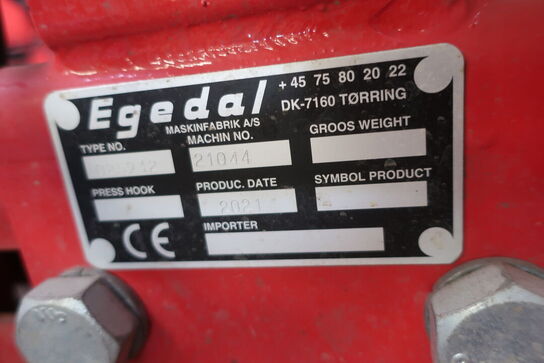 Afskærmet sprøjte EGEDAL 21044 (Se vedhæftede faktura)