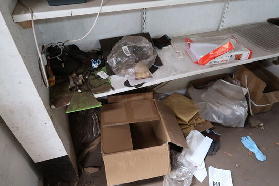 Div. Indhold i reoler