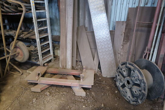 Div. Reservedele, kabeltromler m.m.