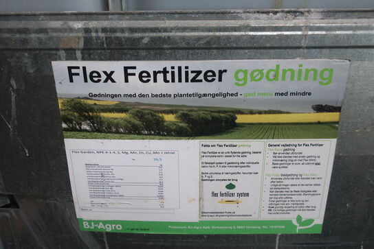 3 stk. 1000 L tanke med gødning BJ AGRO Flex Fertilizer gødning