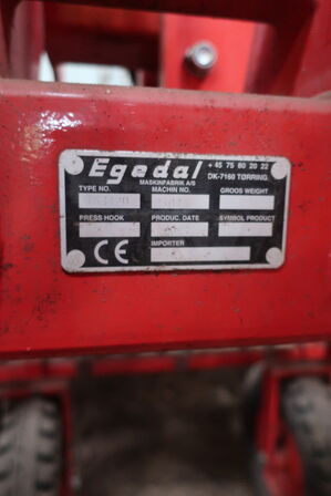 Power Rake EGEDAL 21045 (Se vedhæftede faktura)