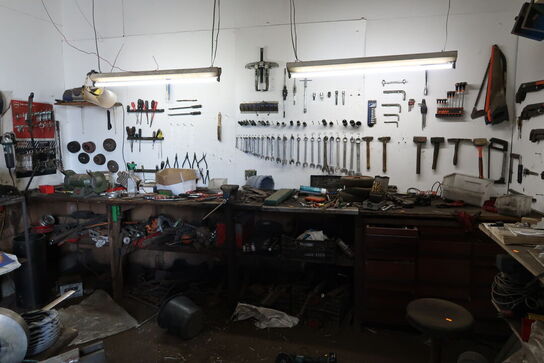 Arbejdsbord med div. Værktøj