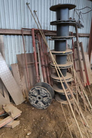 Div. Reservedele, kabeltromler m.m.