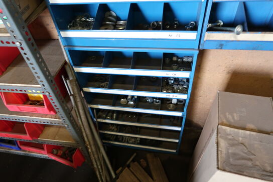 4 stk. sortimentsreoler med div. Skruer, bolte m.m