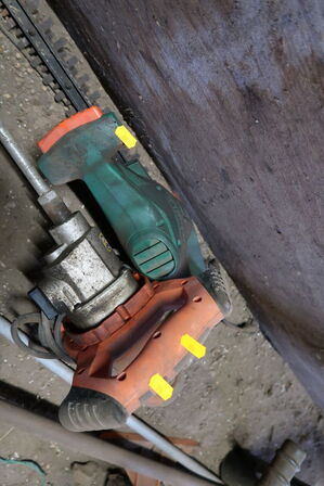 Røreværk samt busktrimmer 