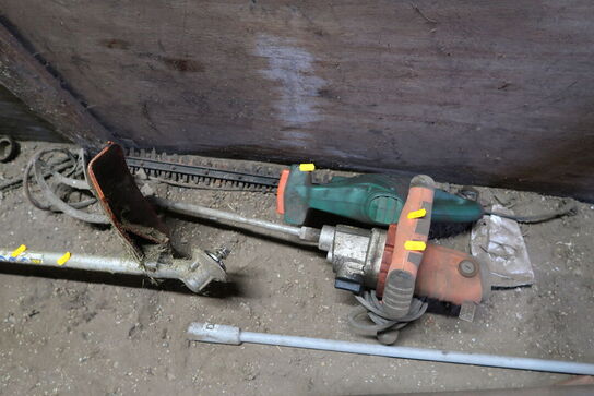 Røreværk samt busktrimmer 