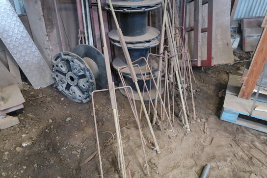 Div. Reservedele, kabeltromler m.m.