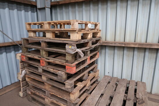 4 stk. pallebure samt EURO-Paller