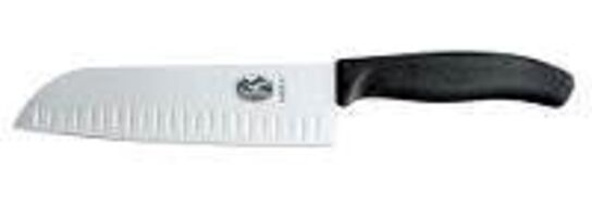 2 stk. Kokkekniv Santoku Victorinox 170 mm sort 