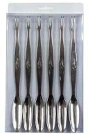 24 stk. Hummergaffel glat 205 mm r/s