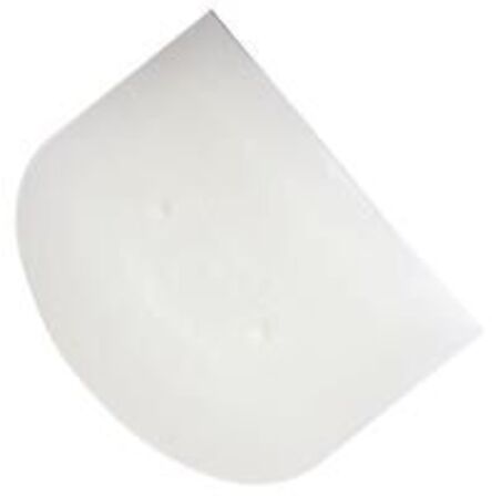 9 stk. Nylonskraber hård, hvid B120 x D95 mm 