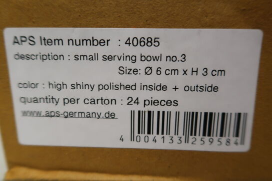 20 stk. Skål r/s 50ml Ø6 cm 