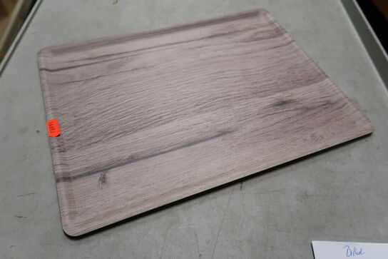 46 stk. Serveringsbakke B370 x D280 mm grå eg 