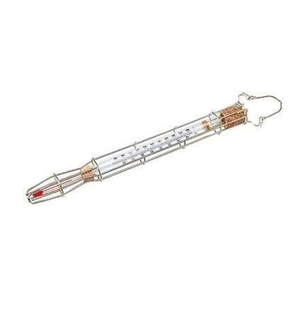 3 stk. Dej-/fedttermometer i trådhylster +80/+220 grader