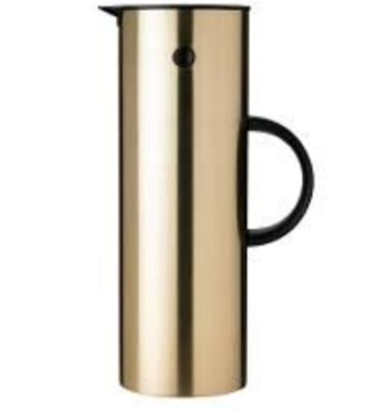 Termokande børstet messing 1 ltr EM77 Stelton