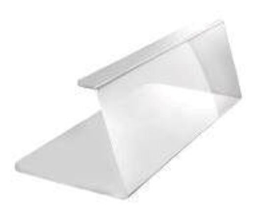 11 stk. Nyseskærm B600xD270xH190 mm plexiglas m/skridsko