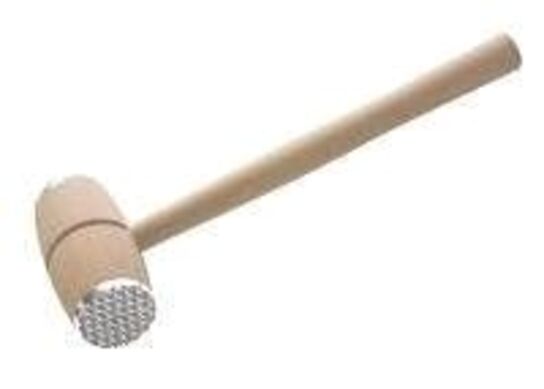 5 stk. Kødhammer i træ 