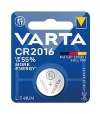36 stk. Batteri CR2016 3 volt 1 stk Varta