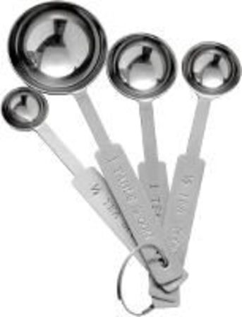 3 stk. Måleskeer r/s 4 stk 