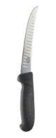 4 stk. Udbenerkniv buet Victorinox 150 mm sort m/luftlommer