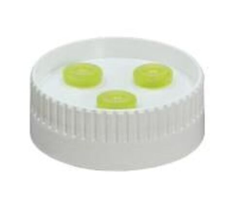 Låg for cylinder 630 ml gul 6 stk FIFO SAUCE GUN BOTTLE