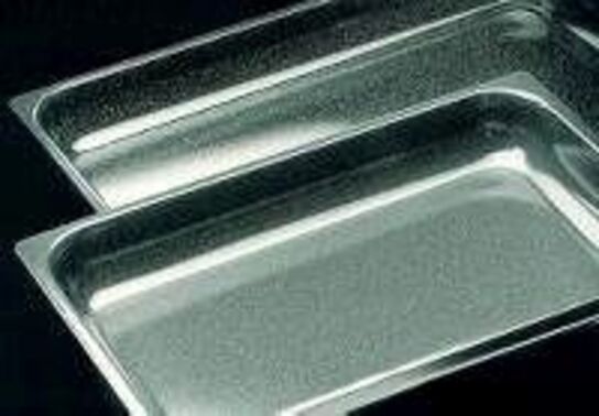 5 stk. Bradepande 1/1 GN 20 mm granitemalje Blanco