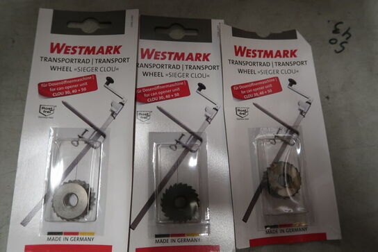 3 stk. Tandhjul dåseåbner Clou 30 Westmark