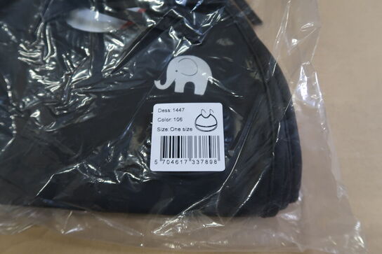 6 stk. CeLaVi Baby Hagesmæk - Black