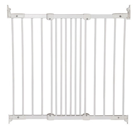 BabyDan/WishKids sikkerhedsgitter metal, 105,5 cm hvid