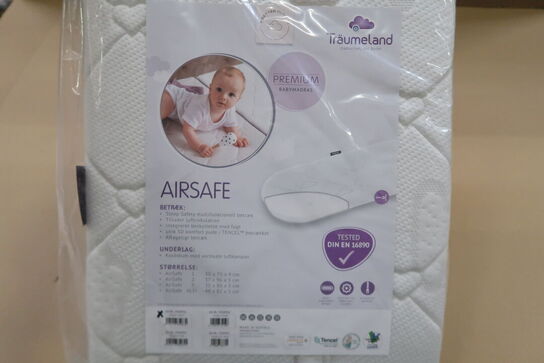 2 stk. Träumleland Premium babymadras Lux Airsafe 1 30x75 cm