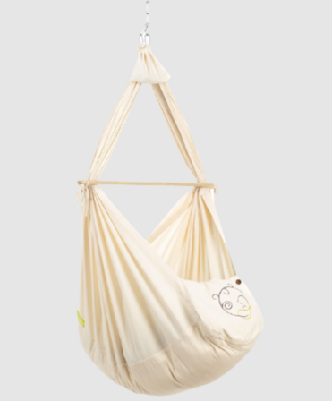Nonomo Hængevugge med Madras Kapok - Hvid