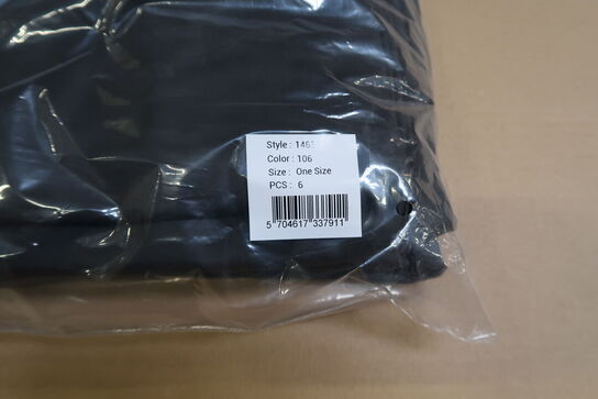 6 stk. Forklæde hagesmæk fra CeLaVi - PU - Sort