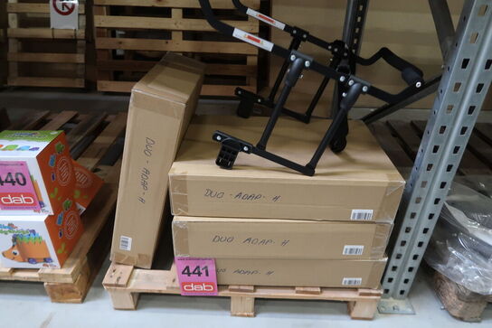 5 stk. Autostol adapter duo twin høj