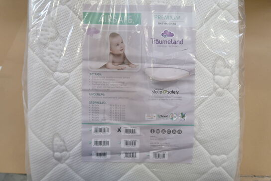 2 stk. Träumleland Premium babymadras Lux Airsafe 5 40x80 cm