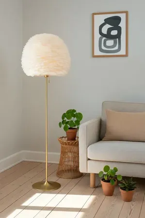 umage eos evia large - hvid ø55cm messing (ubrugt)