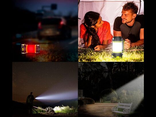 Kraftig lommelygte, opladelig.