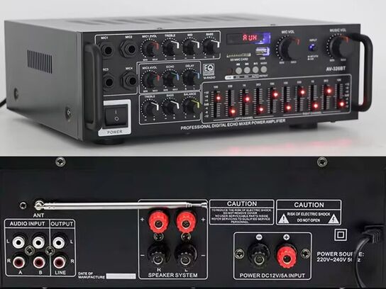 Diskoteks forstærker 2 x 300 watt