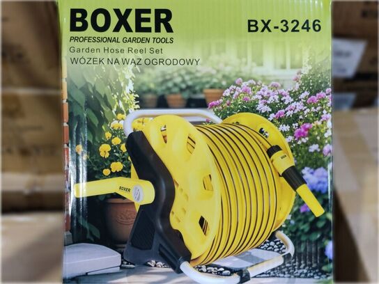 Vandslangevogn med 35 meter 1/2" haveslange.