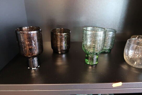 7 stk. vinglas RIEDEL samt div. Vandglas F2D