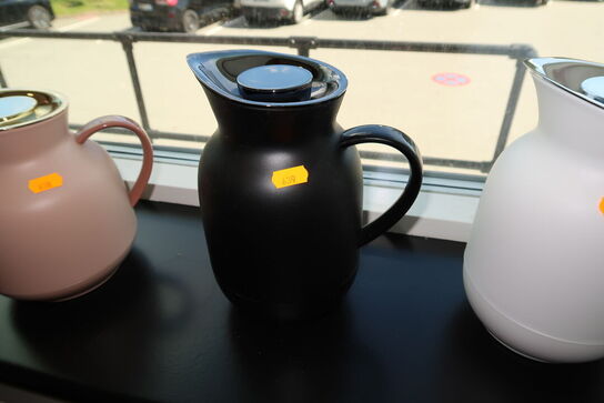 Kaffekande STELTON sort 1 ltr H205 mm Amphora